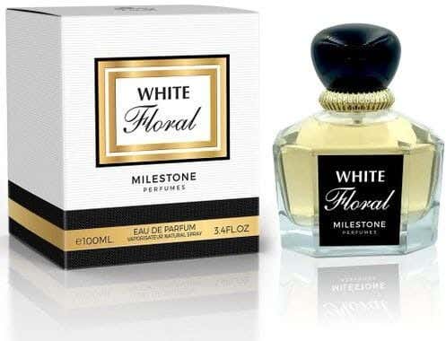 Milestone White Floral Eau De Perfume For Unisex, 100 ml