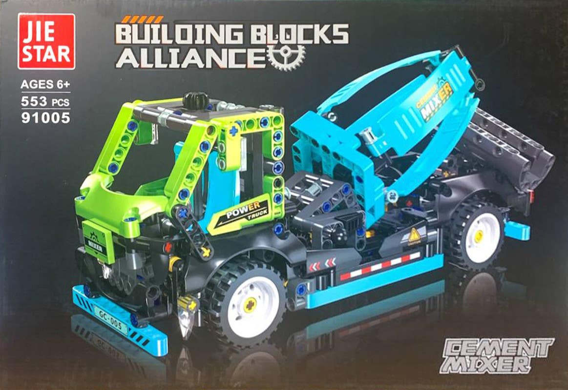 Jie Star W71-424 Car Plastic Lego Building Set, 553 Pieces - Multicolor