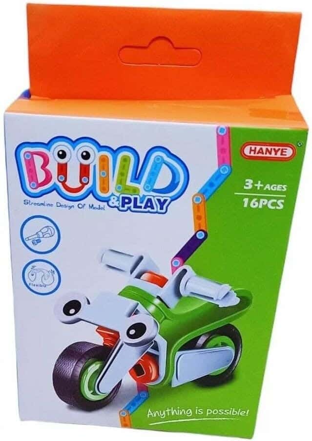 Alsafwa Plastic Plane Model, 14 Pieces - Multicolor
