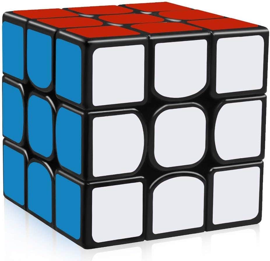 Plastic Rubik Cube, 56mm - Multicolor