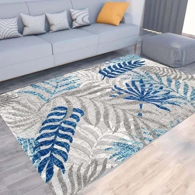 Line Sleep Dots Fabric Carpet protector, 200x300 cm - Multicolor