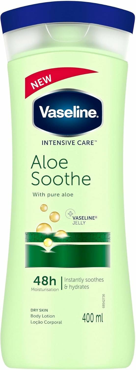 Vaseline Intensive Care Aloe Soothe Non-Greasy Lotion for Dry Skin - 400 ml