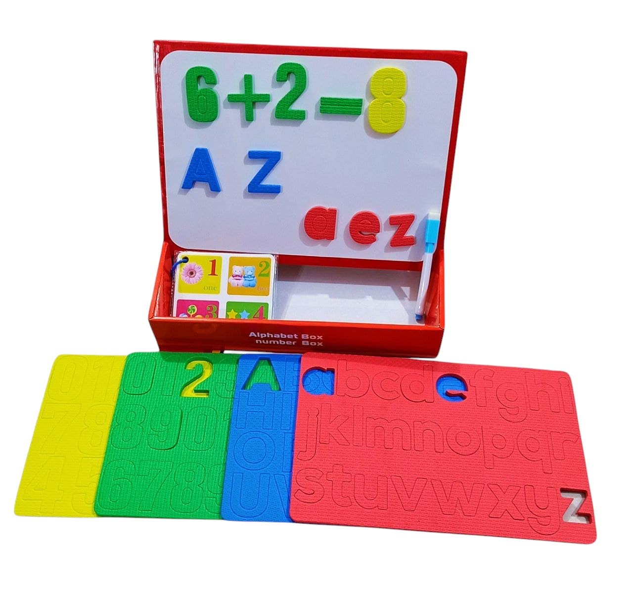 Alsafwa W53-39 Magnetic Word Formation English Board Toy for Unisex Children - Multicolor