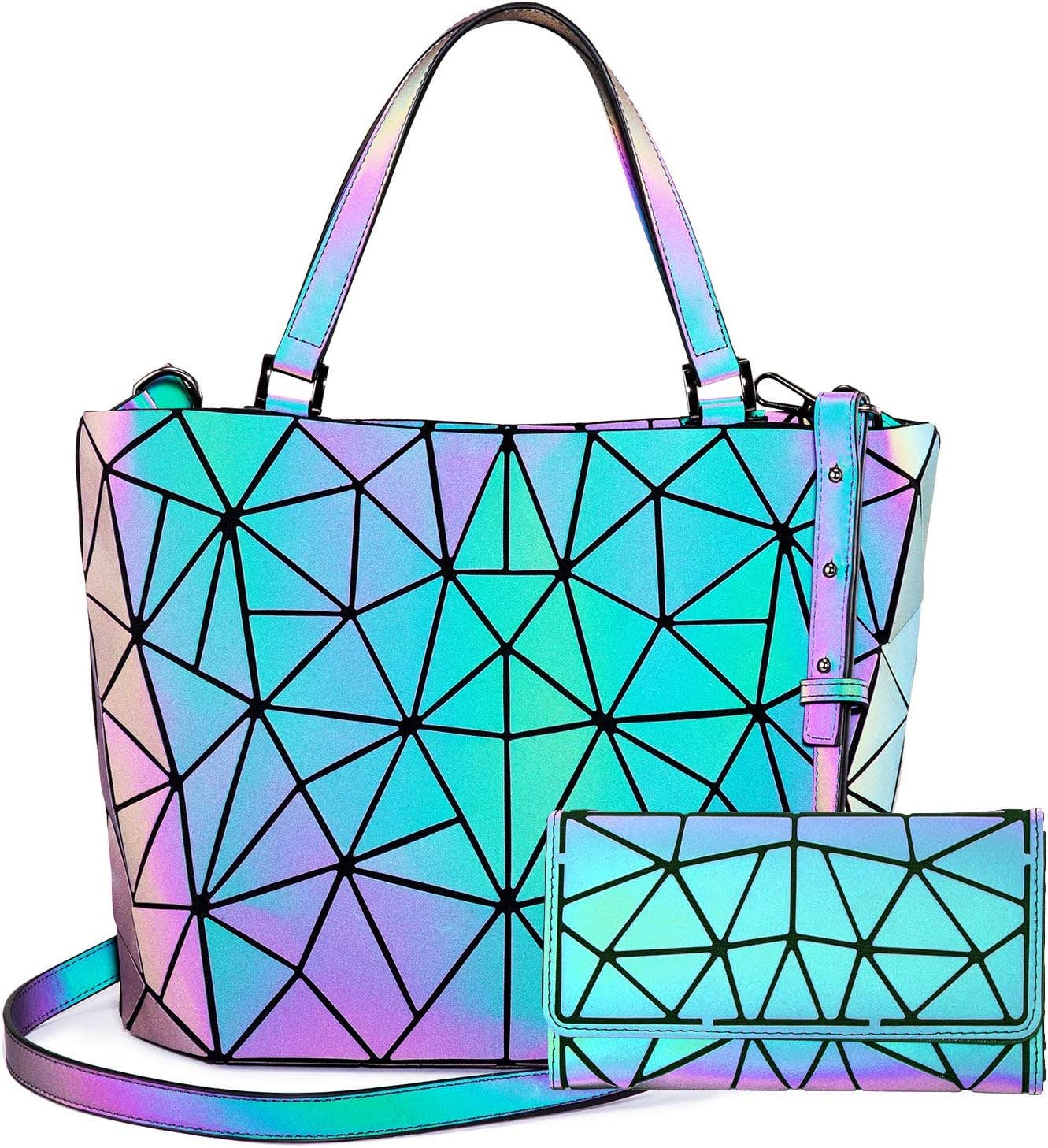 Lovevook Holographic Handbag - Multicolor