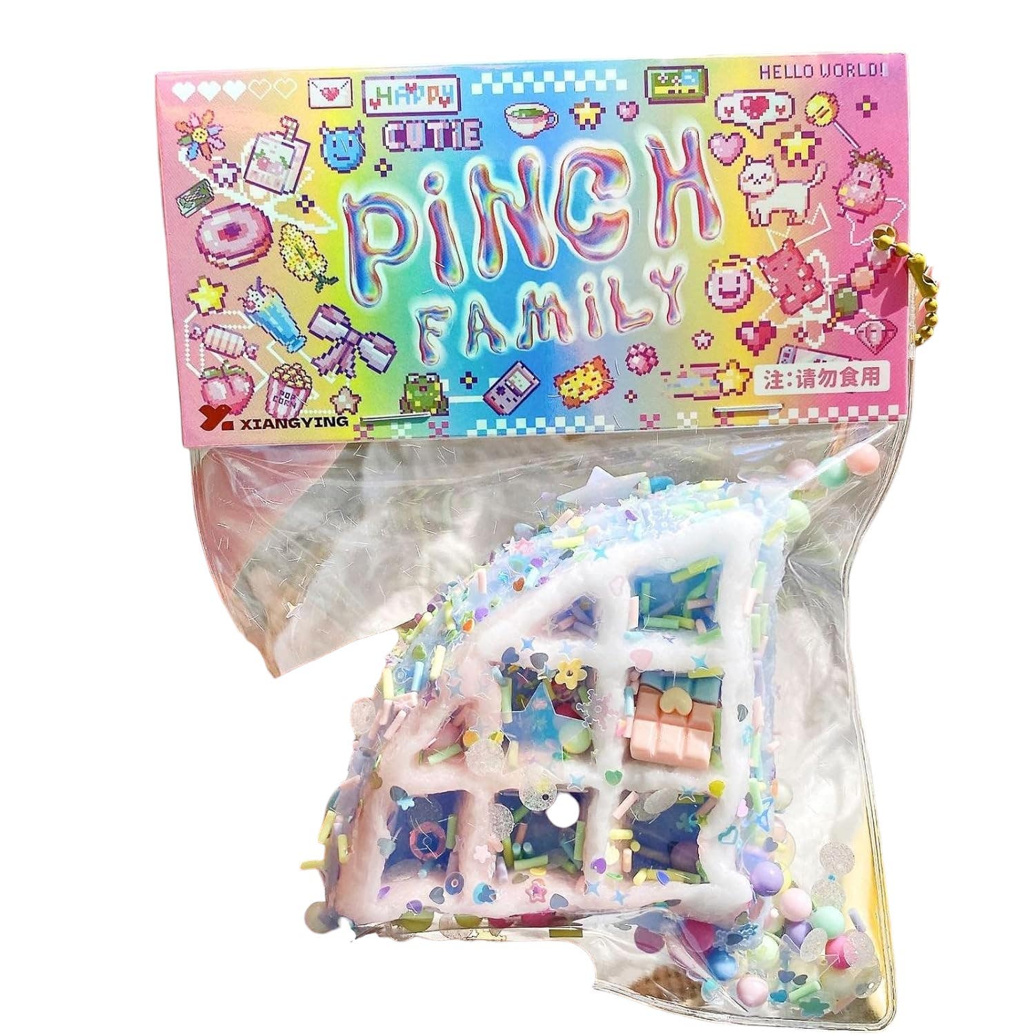 Krrfdp Stress Relief Design PVC Fidget Game - Multicolor