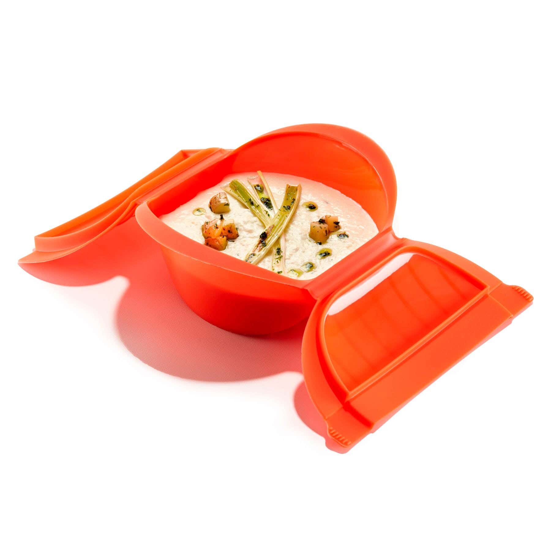 Lunchbox, silicone - green