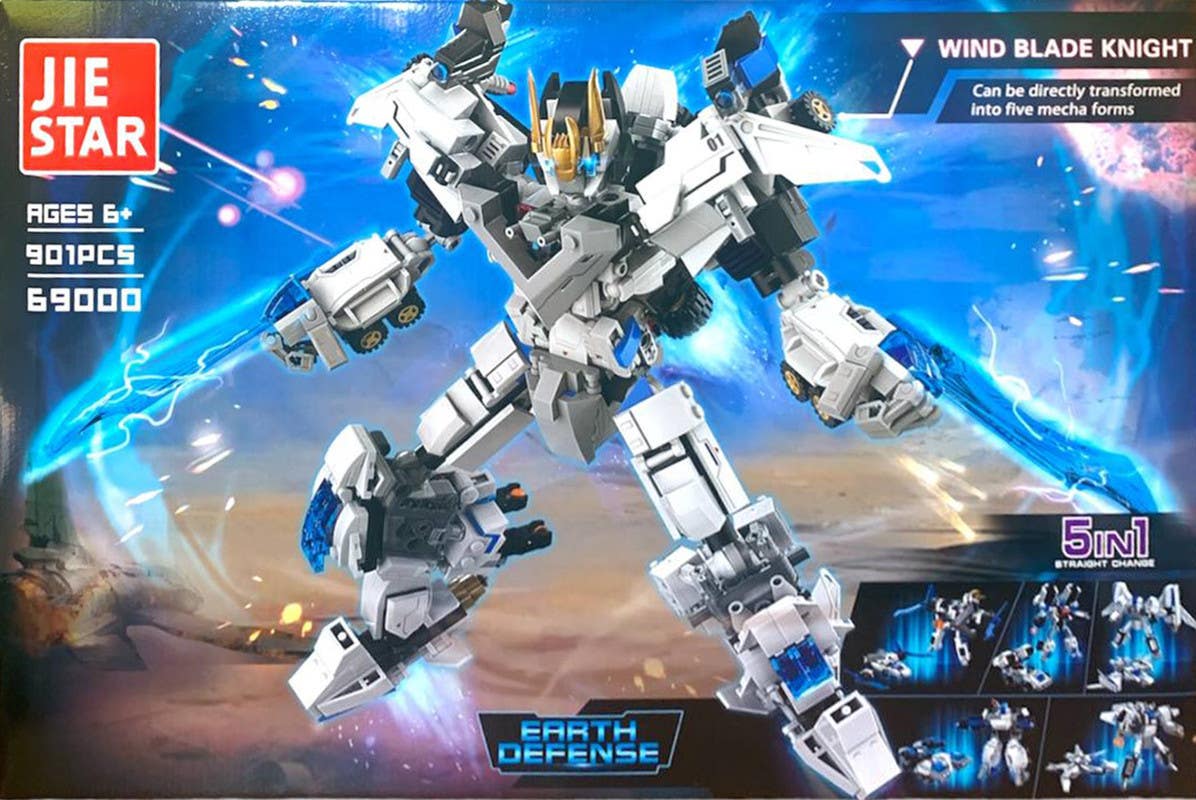 Jie Star W71-448 Basic Plastic Lego Building Set, 901 Pieces - Multicolor