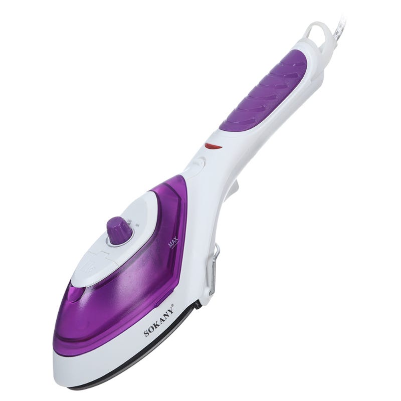 Sokany YG-888 Steam Iron, 1000 Watt - White Purple