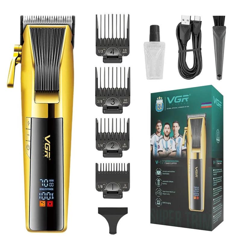 VGR v-177 Multi-Purpose Use Shaving Machine For Men - Gold Black