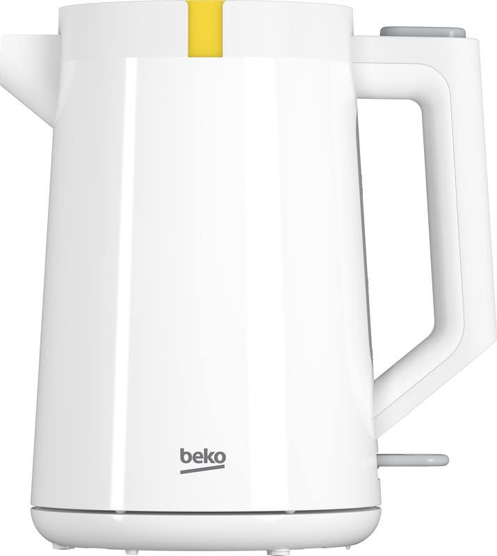 Beko WKM 4215 W Electric Kettle, 2200 Watt, 1.7 Liter - White