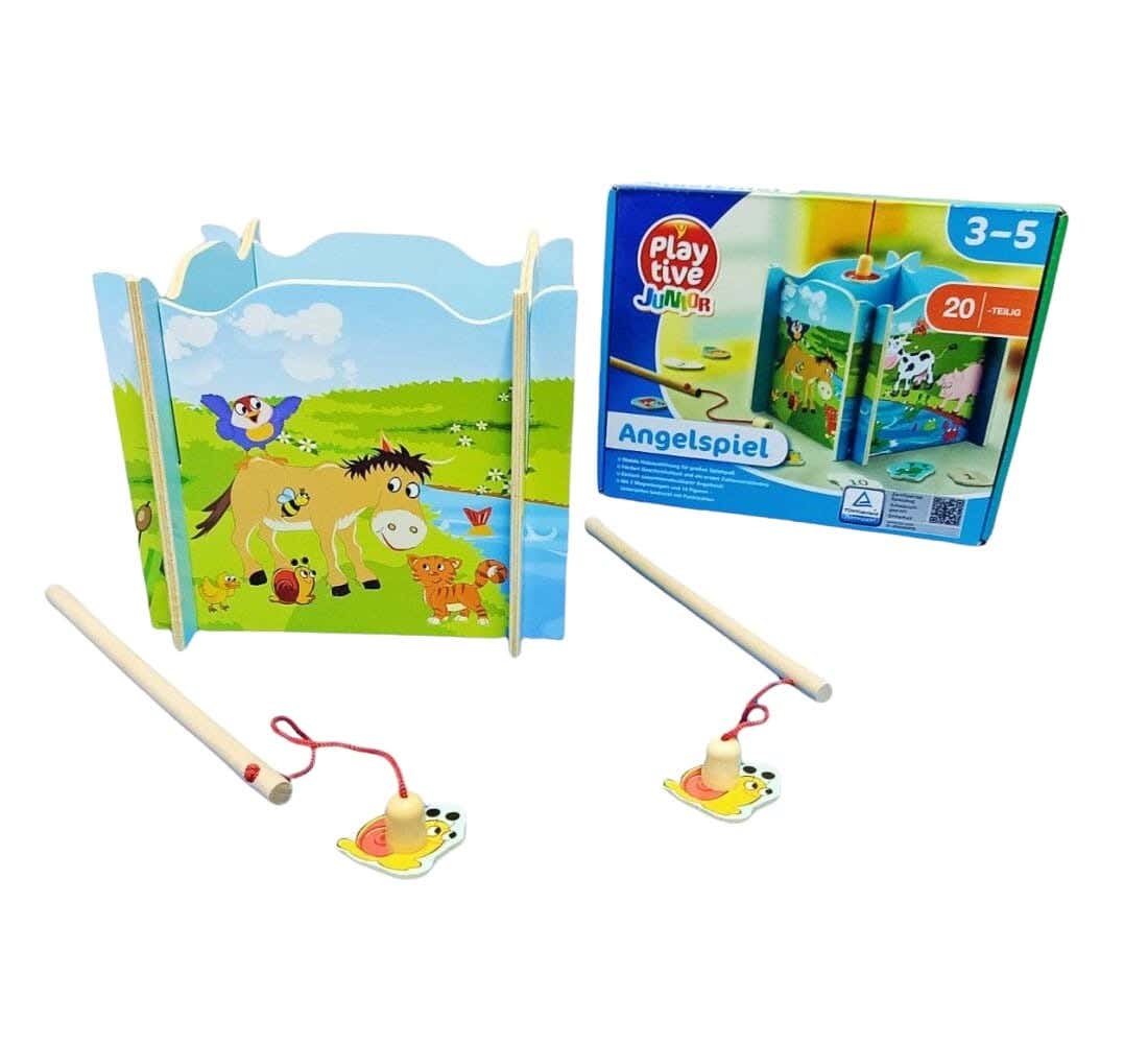 Alsafwa Wooden Fishing Game - Multicolor