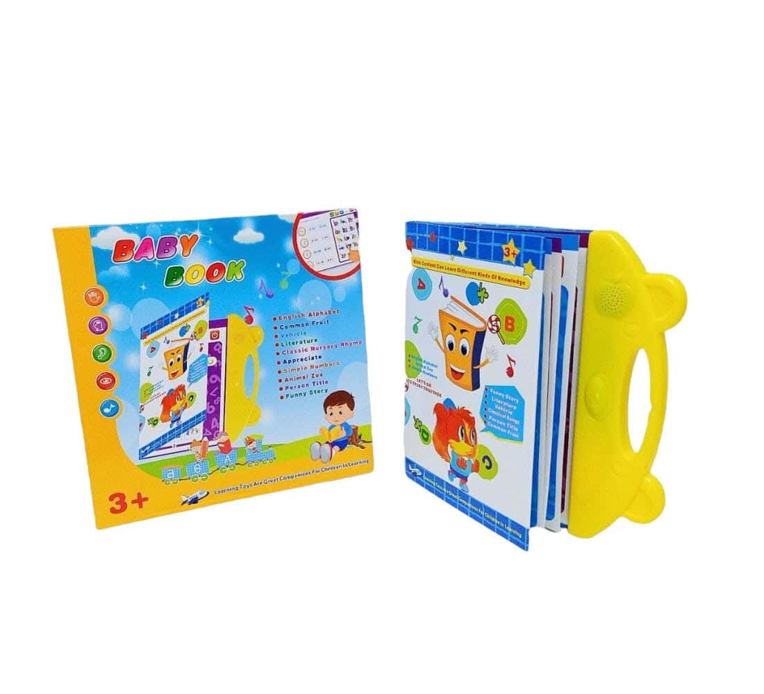Alsafwa Baby Book Musical Book, 10 Musical Activities - Multicolor
