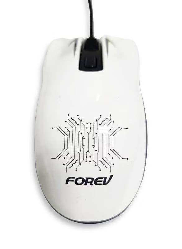 Forev Wired Gaming Mouse, FV-509 - White