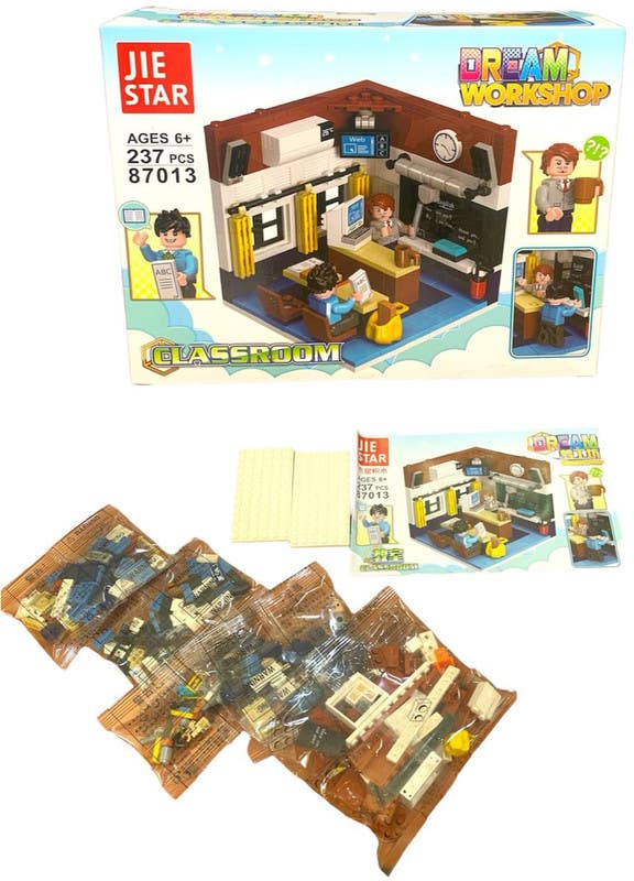 Jie Star W71-462 Basic Plastic Lego Building Set, 237 Pieces - Multicolor
