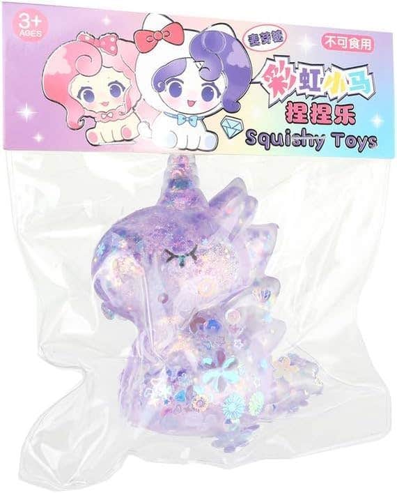 Unicorn Walking Toy - Purple