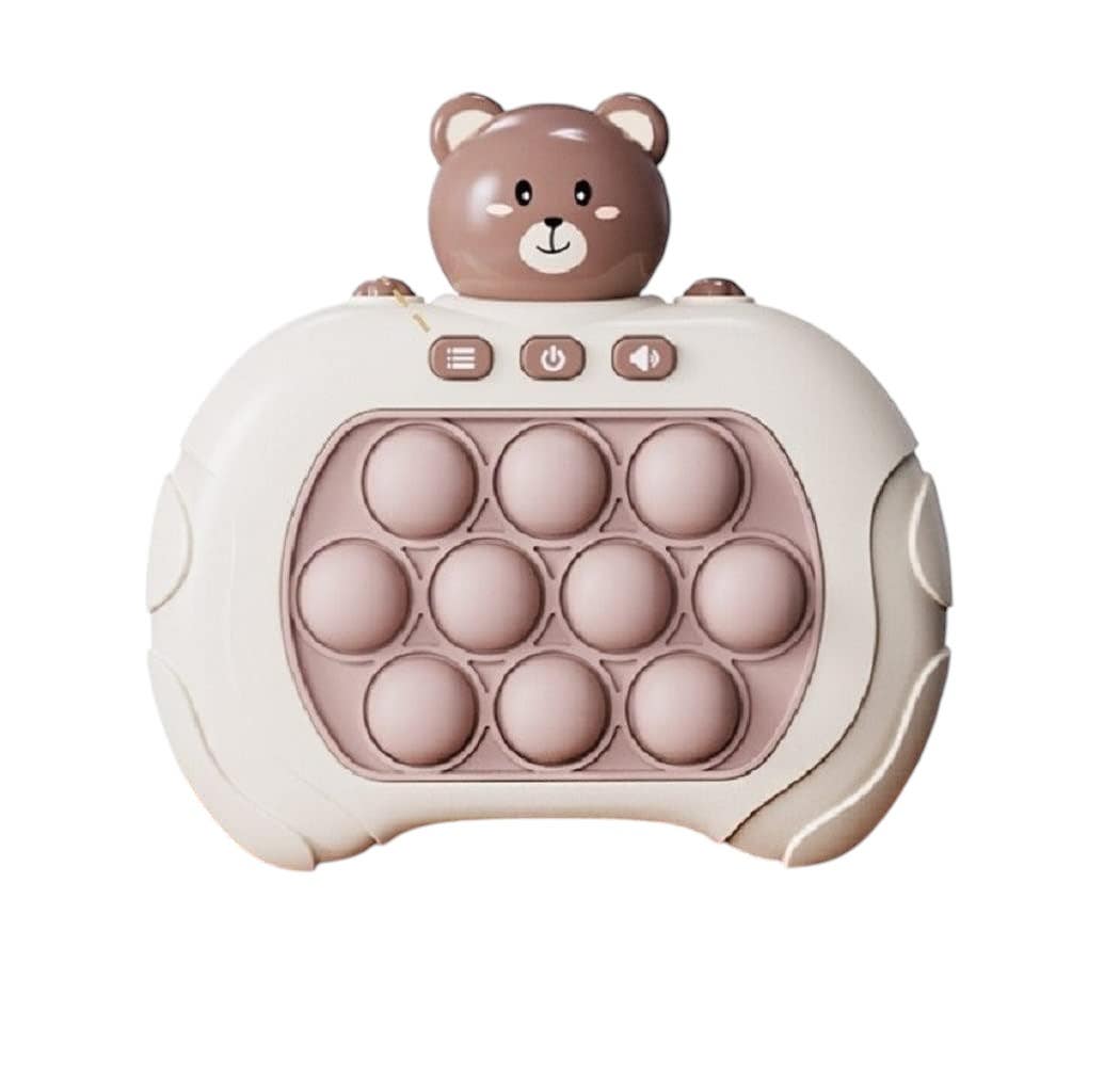Halayaya Plastic Pop Pop It Fidget Toy - Beige