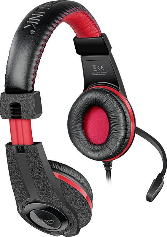 Speed Link SL-860000-BK Headset Legatos Stereo Gaming - Black Red