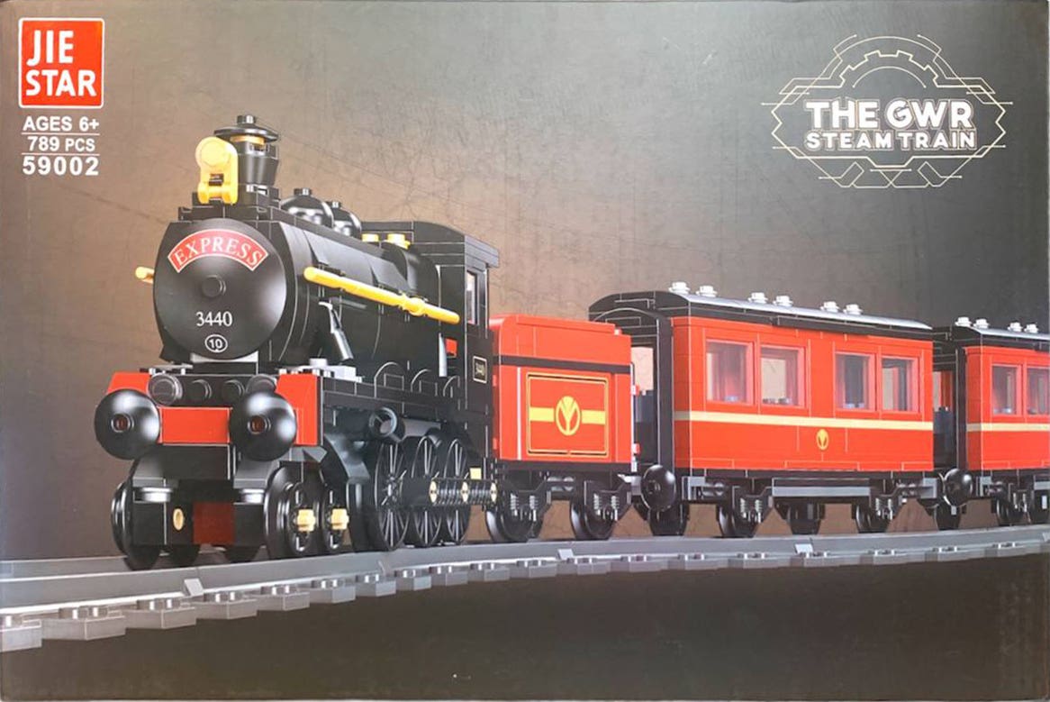 Jie Star W71-477 Train Plastic Lego Building Set, 789 Pieces - Multicolor