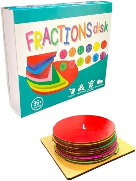 Alsafwa R27-3 Fraction Toy for Kids - Multicolor