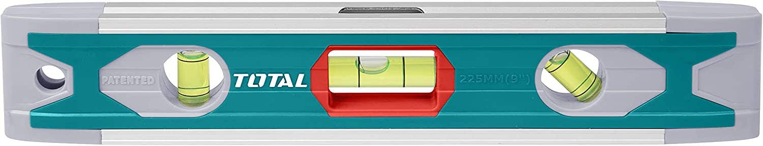 Total TMT2235 Tools Magnetic Water Level, 225 mm - Turquoise