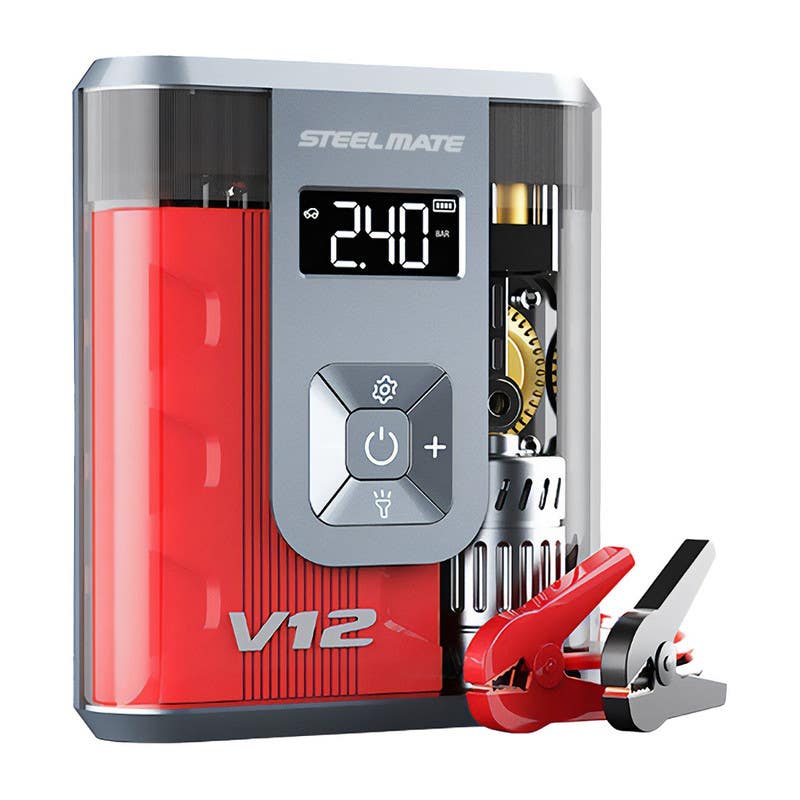 SteelMate V12 3-in-1 Compressor - Multicolor