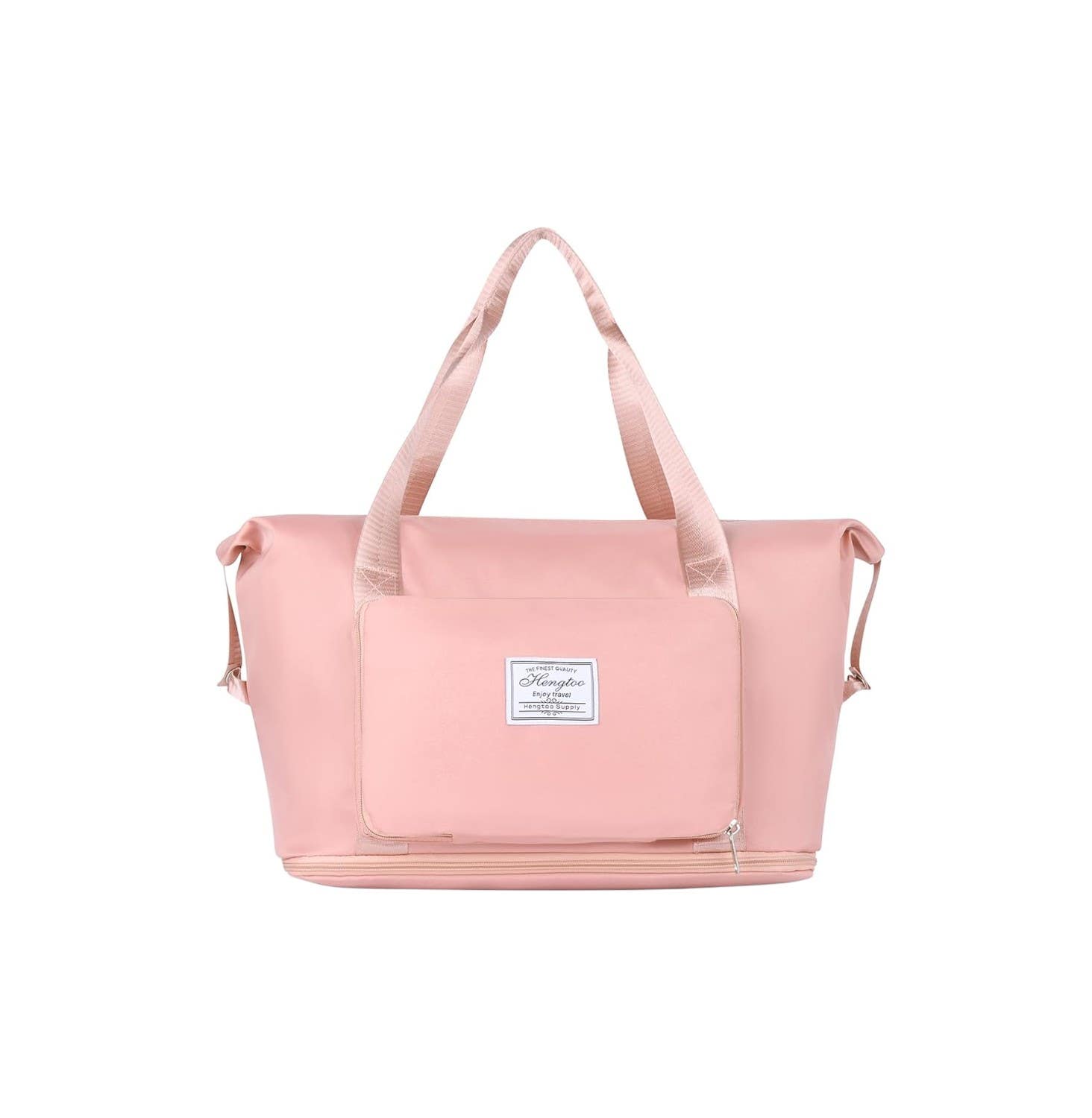 Hileyu Foldable Waterproof Travel Duffel Bag, Large - Pink