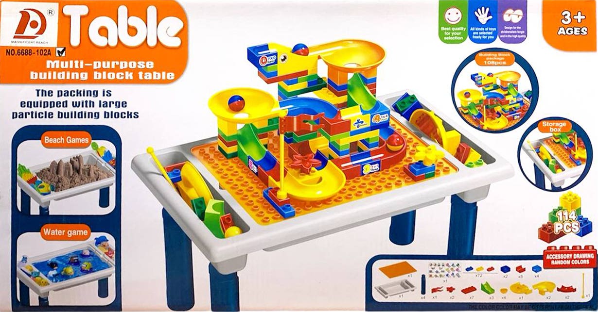 Alsafwa W71-491 Duplo Plastic Lego Building Set, 114 Pieces - Multicolor