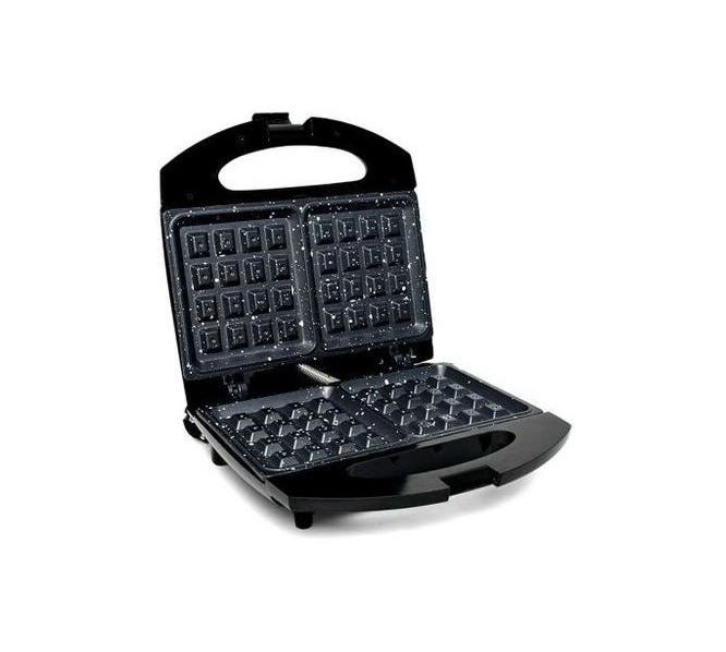 City Waffle Maker, Granite, 750 Watts, HMA-1006 - Black