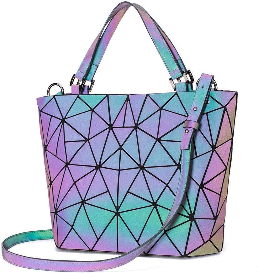 Diomo Holographic Shoulder Bag, Medium - Multicolor
