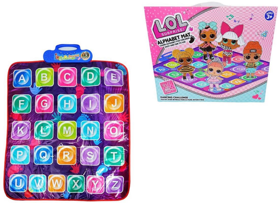 Alsafwa W78-12 Letters Plastic Alphabet Mat - Multicolor