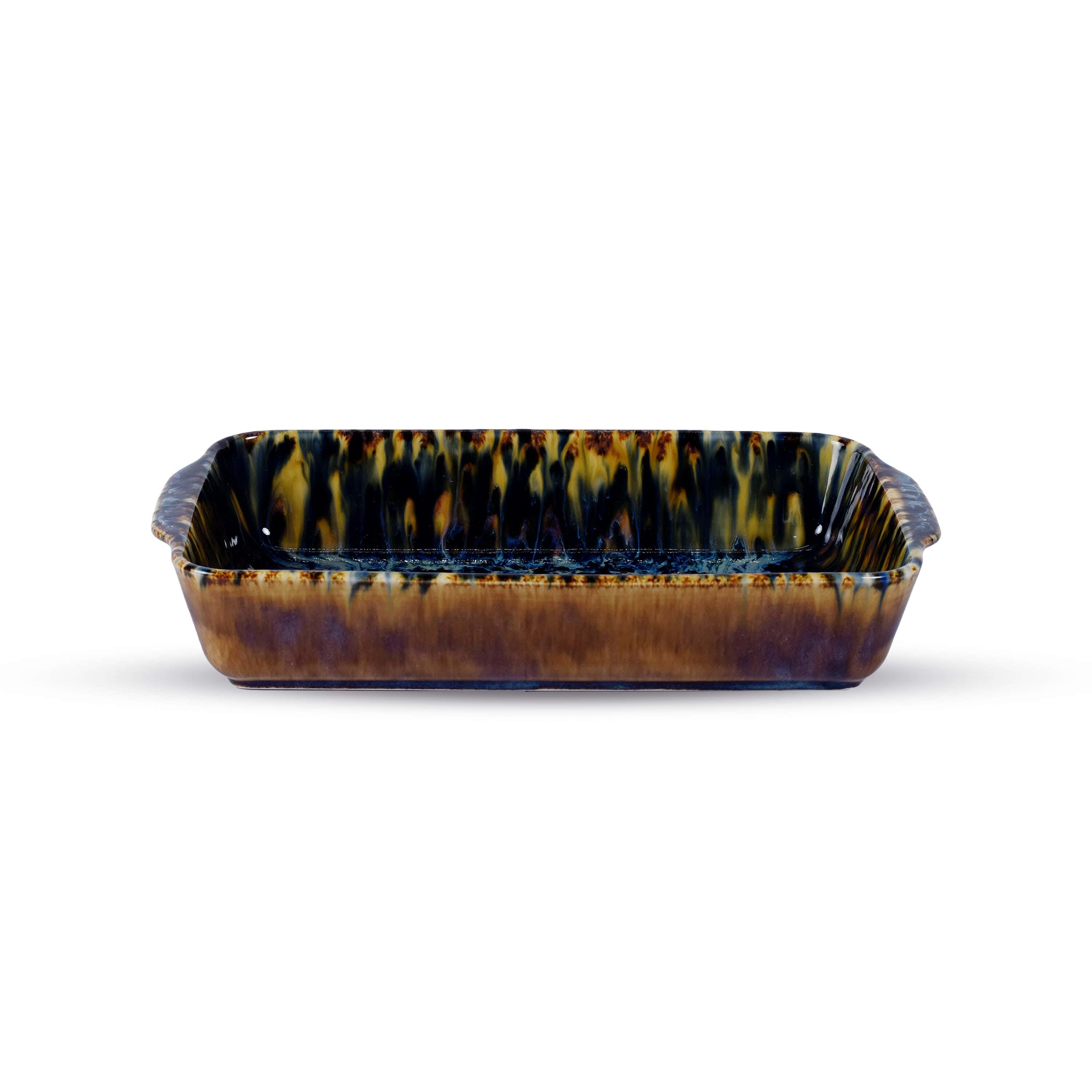 Porcelain oven tray, 27x15.5 cm - Multicolor