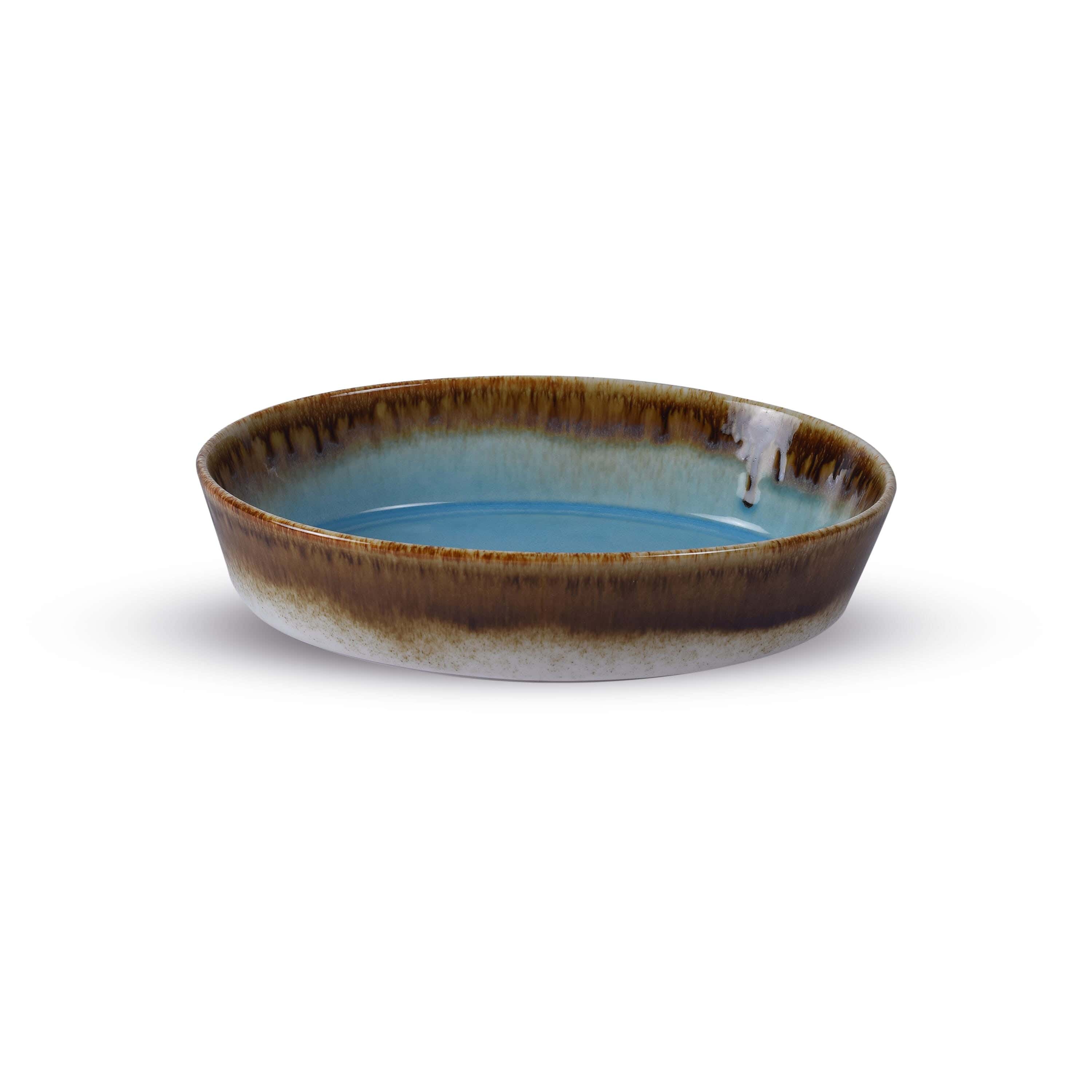 Porcelain oven tray, 32x23 cm - multi-colored