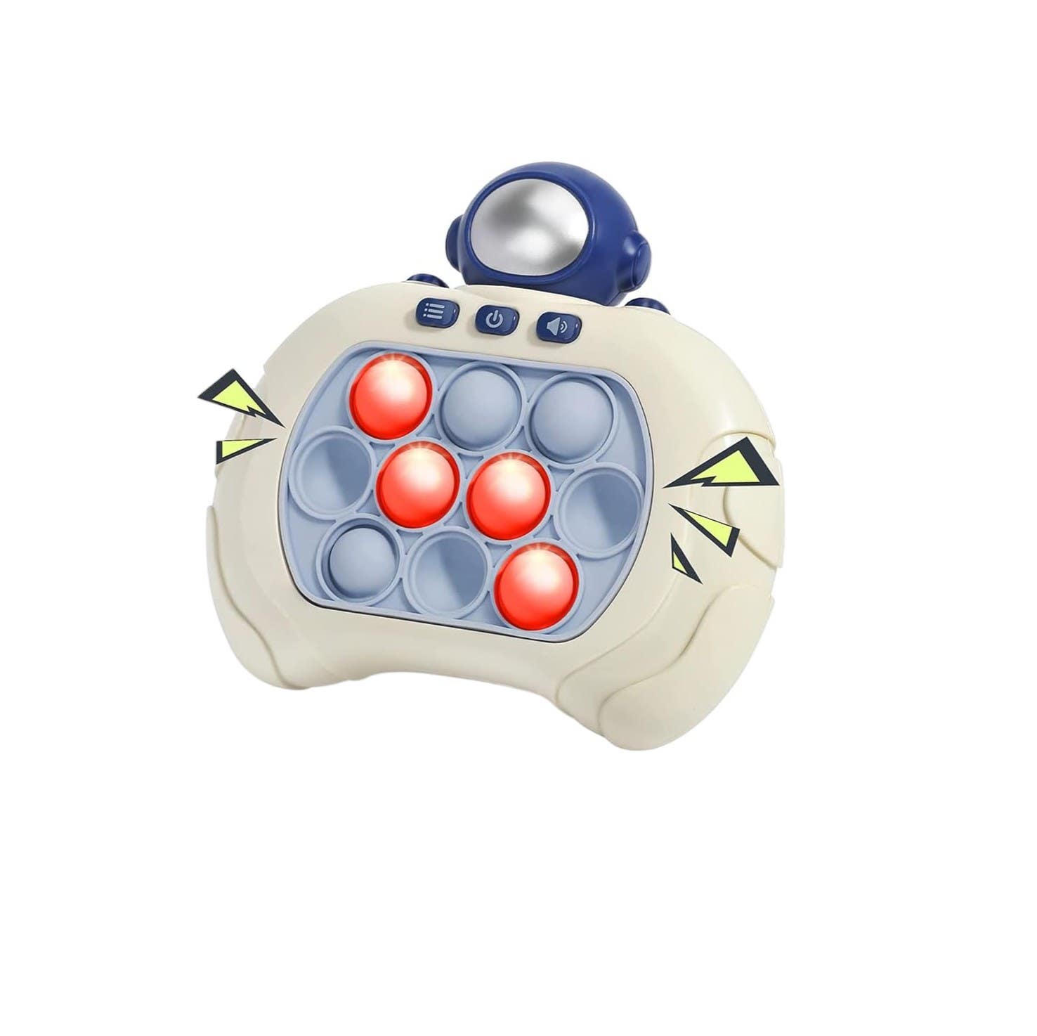 Ylmkde Light-Up Design Plastic Pop Pop It Fidget Toy, 2 Pieces - Multicolor