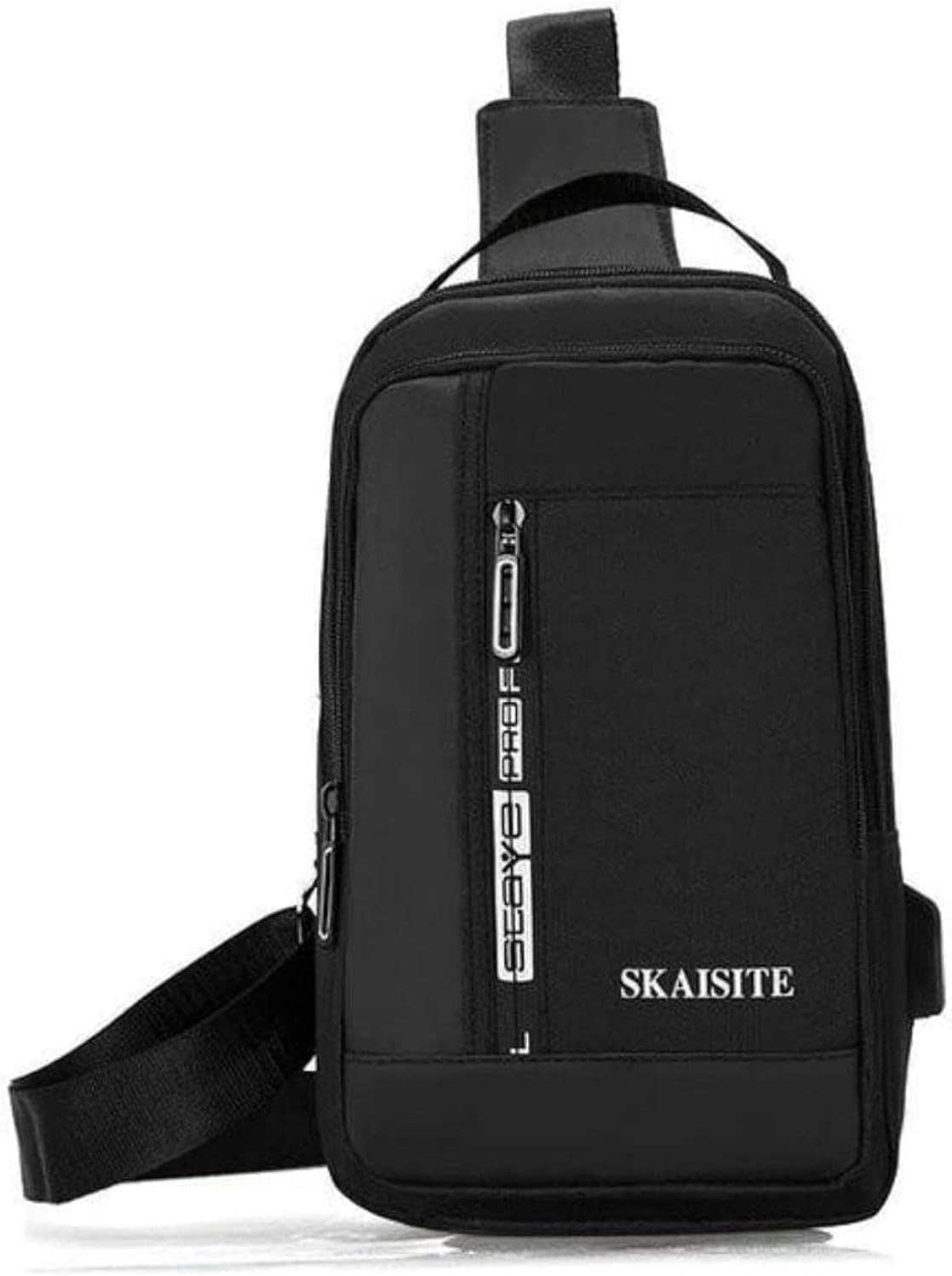 Elegant Crossbody Bag - Black