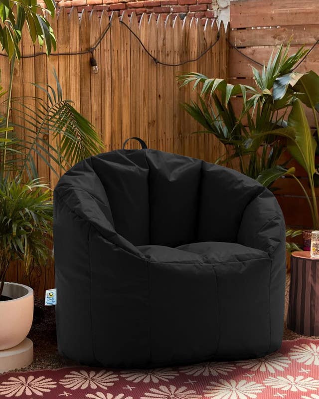 Comfy Relaxation Bean Bag, Waterproof, 95x90 - Black