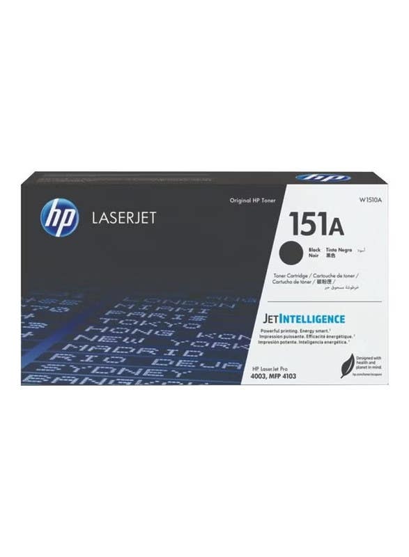 HP LaserJet Toner Cartridge, 151A, W1510A - Black