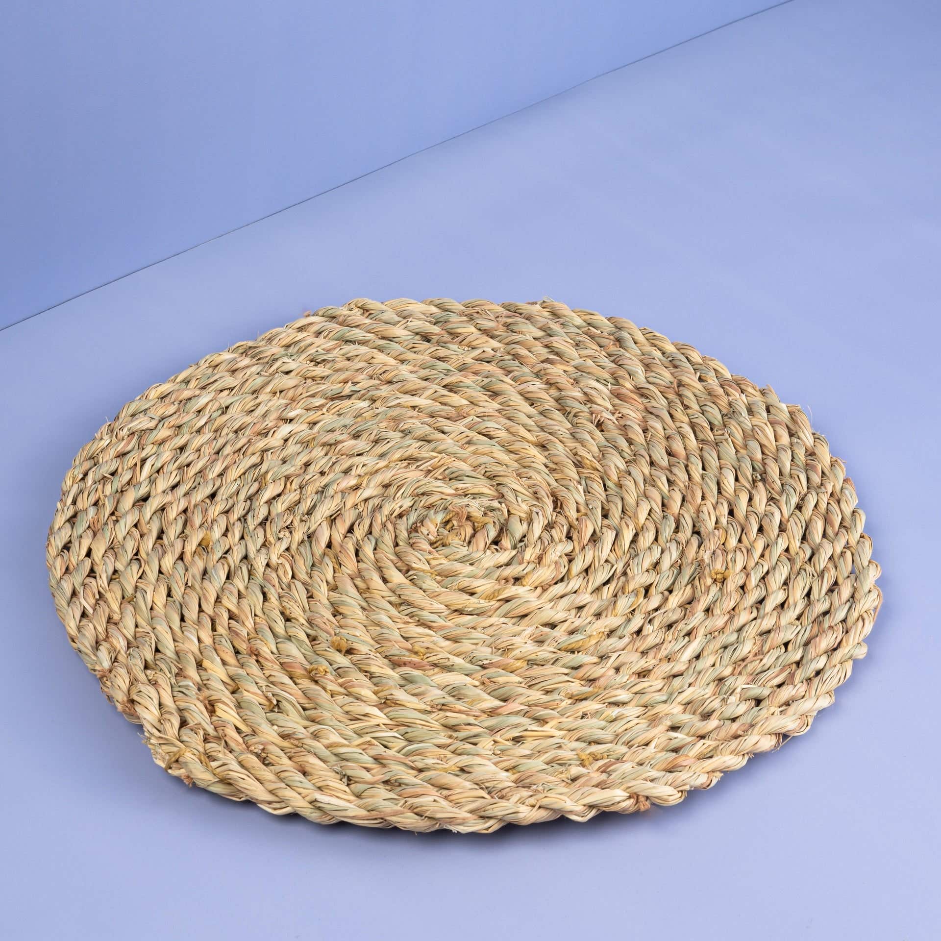 Homepro Palm Leaf Plate Coaster, 35X35 Cm- Beige