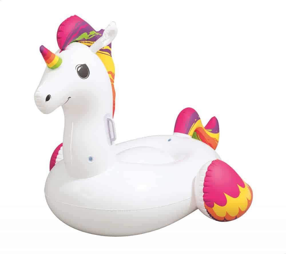 Bestway Inflatable Unicorn Float, 150x117 cm, 45 kg Max Weight, Multicolor - 41114