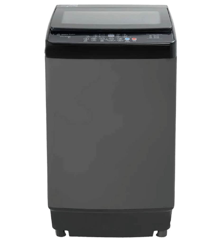 White Point Top Loading Automatic Washing Machine, 10 kg, Digital Screen, WPTL10DGBAL - Dark Grey