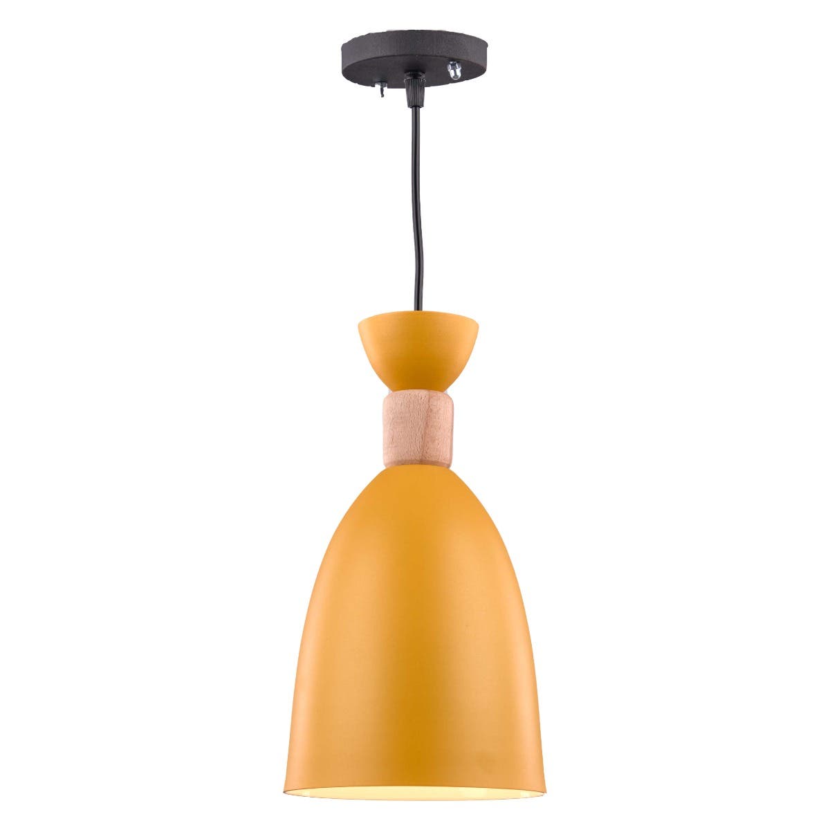 Modern Aluminum Chandelier, 16×30×100 cm - Yellow