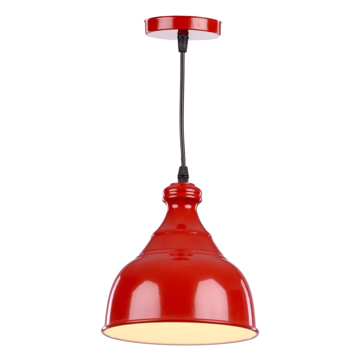 Modern Aluminum Chandelier, 26×20×100 cm - Black
