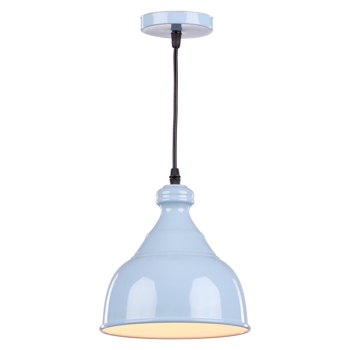 Modern Aluminum Chandelier, 26×20×100 cm - Yellow