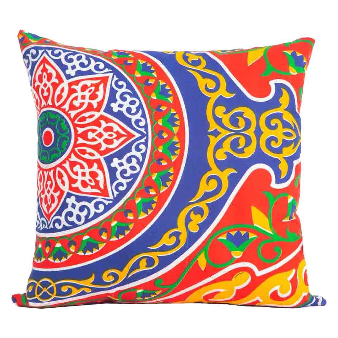 Khayameya Fabric Pillow, Ramadan Pattern, 50×50 cm - Multicolor
