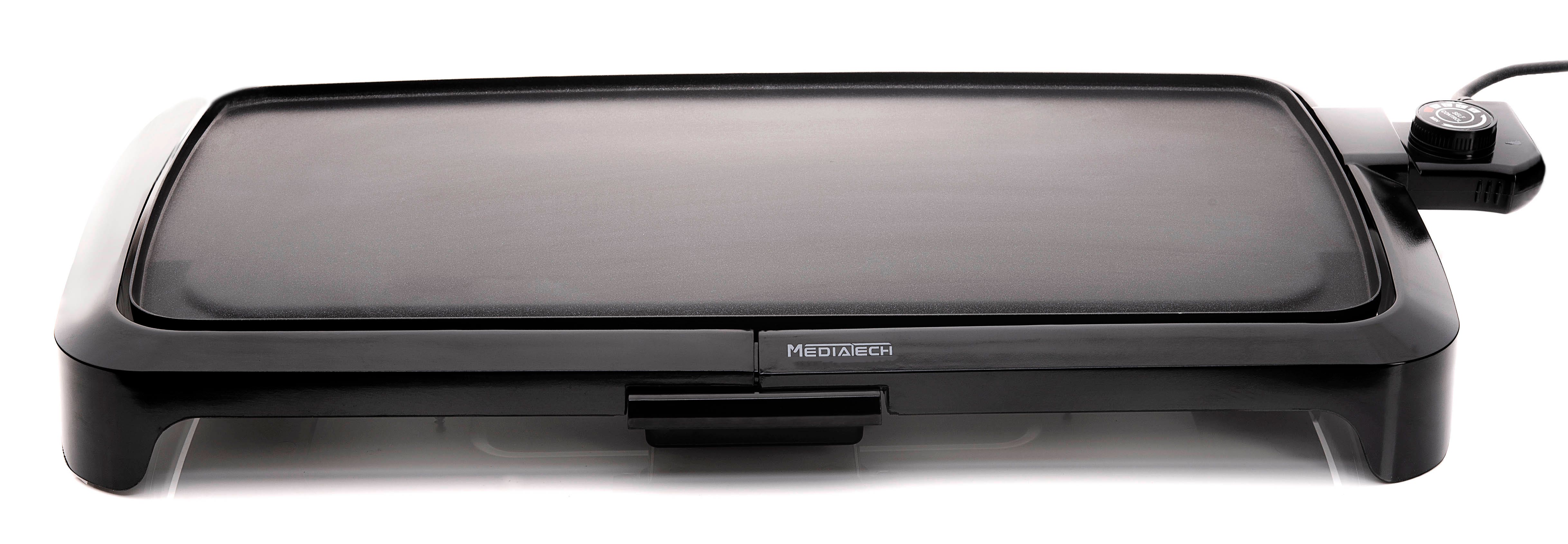 Media Tech MT-F20B Contact Electric Grill, 2000 Watt - Black