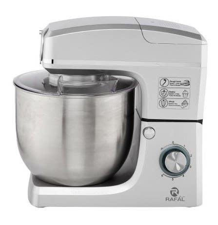 Rafal TA0539 Electric Mixer, 10 Liter, 2200 Watt - Silver