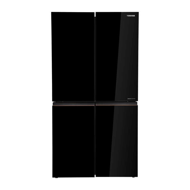Toshiba 4-Door Refrigerator, 696L, Inverter, Wi-Fi, GR-RF895WIA-PGV(22) - Black
