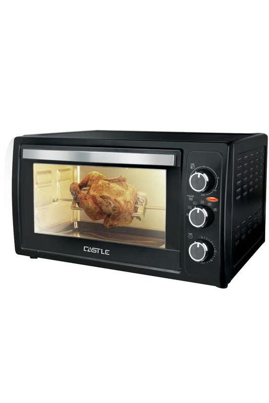 Castle Electric Oven with Grill, 2400 Watts, 55 Liters, EO 4055 RF - Black
