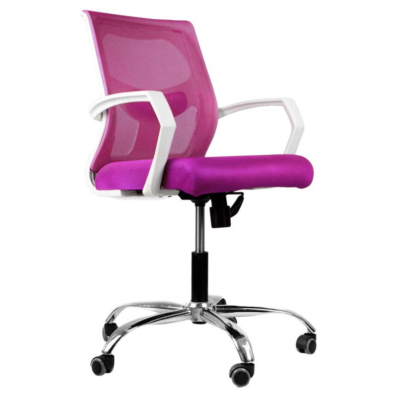 Office Chair , 50×50×80 cm - Pink