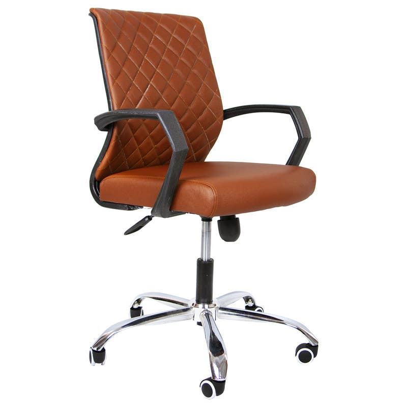 Office Chair , 55×50×75 cm - Brown