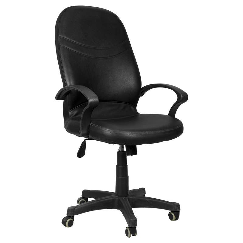 Office Chair , 55×50×80 cm - Black